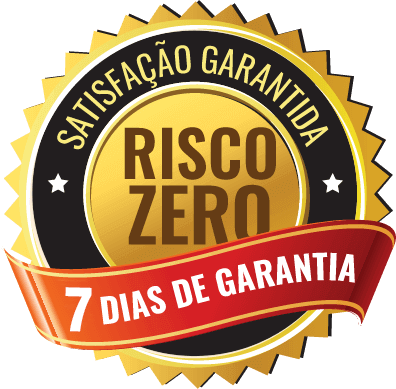 Satisfação garantida - 7 dias de garantia